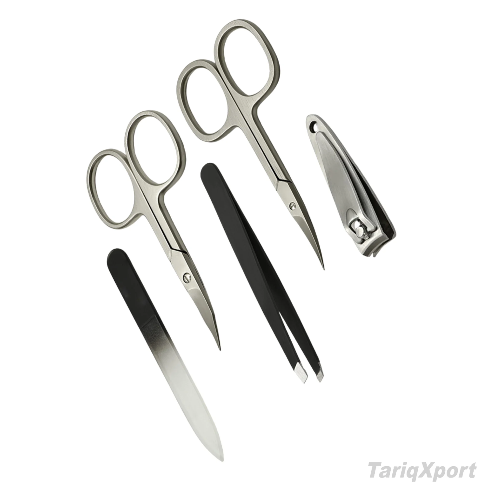 Professional German Stainless Steel Nail Scissors Clipper 7 in 1 Single Spring Luxurious Manicure & Pedicure Set Case - Image 4