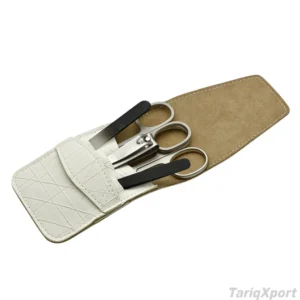 Professional German Stainless Steel Nail Scissors Clipper 7 in 1 Single Spring Luxurious Manicure & Pedicure Set Case