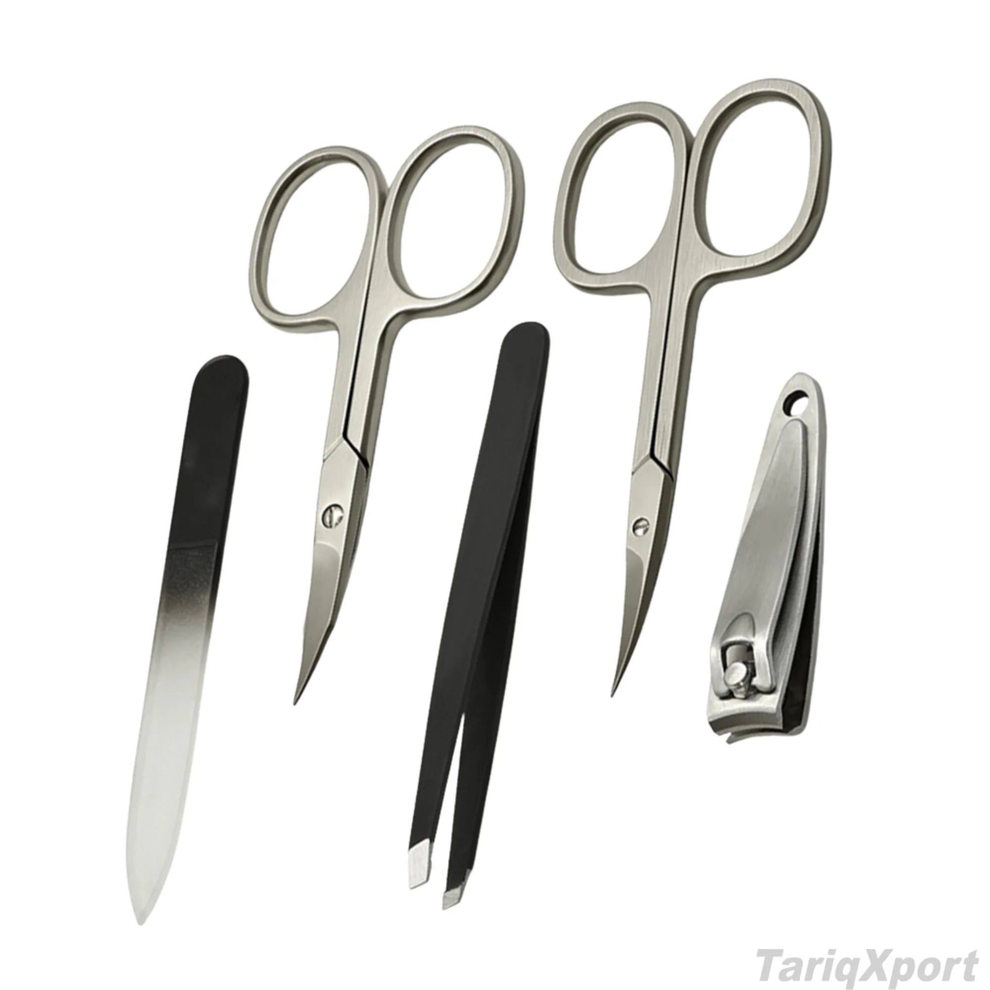 Professional German Stainless Steel Nail Scissors Clipper 7 in 1 Single Spring Luxurious Manicure & Pedicure Set Case - Image 5