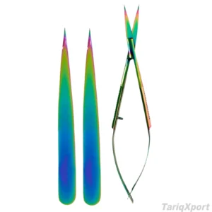 High Quality Professional Customized Beauty Eyebrow Scissors Sharp Stainless Steel Micro Spring Eco-Friendly Reusable