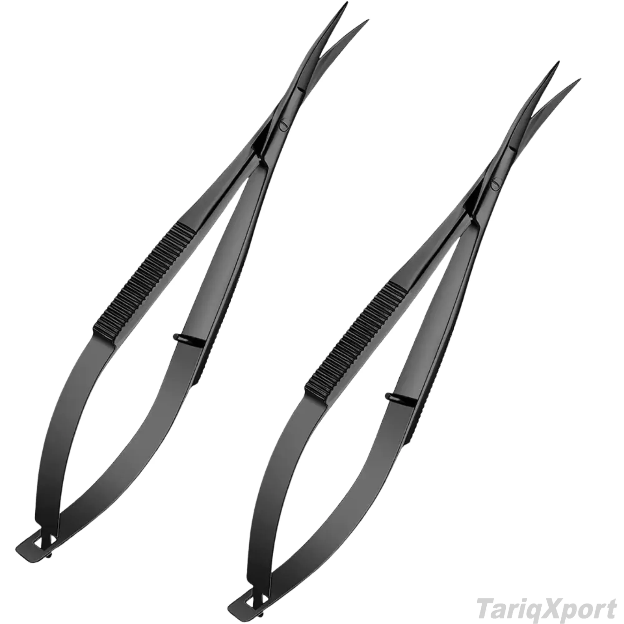 Professional Embroidery Sewing Stainless Steel Spring Action Straight Eyebrow Scissors Sharp Comfortable Handle for Beauty Salon - Image 4