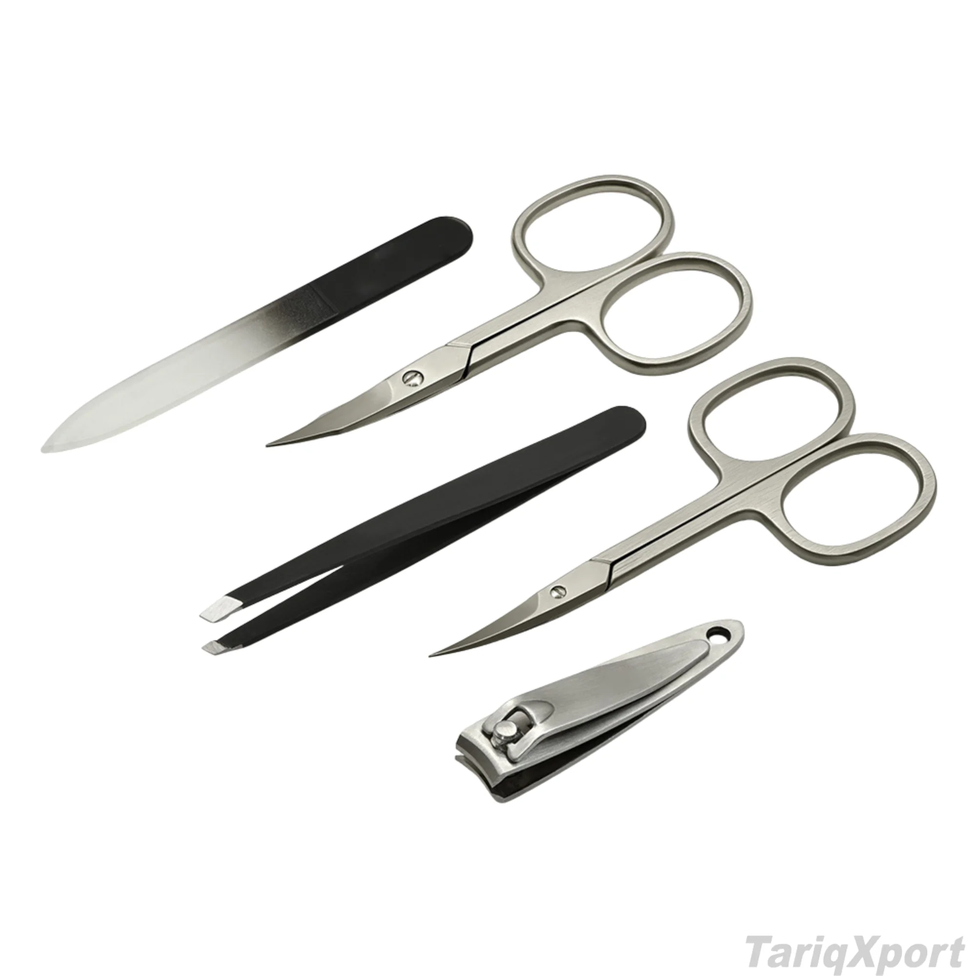 Professional German Stainless Steel Nail Scissors Clipper 7 in 1 Single Spring Luxurious Manicure & Pedicure Set Case - Image 3