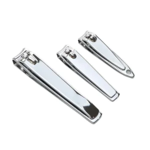 Professional Luxury Stainless Steel Nail Clipper Cutter Finger Toenail Curved/straight Blades Wide Jaw Opening Portable Durable