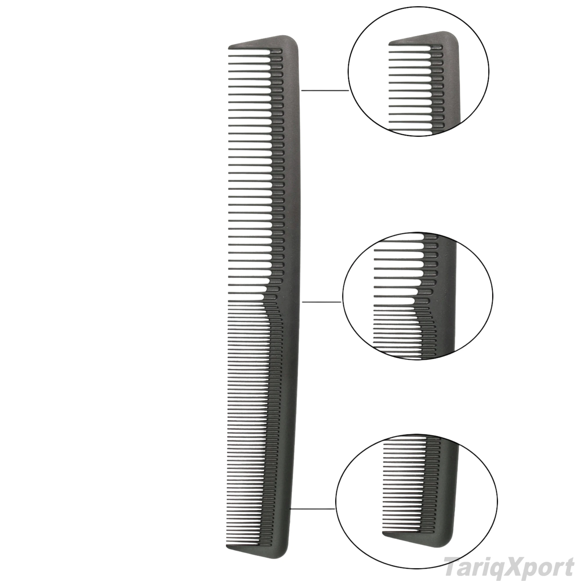 Best Selling Professional Durable Eco-Friendly Classic Large Fashion Bamboo Plastic Barbershop Hair Combs Level Cutting Men - Image 2