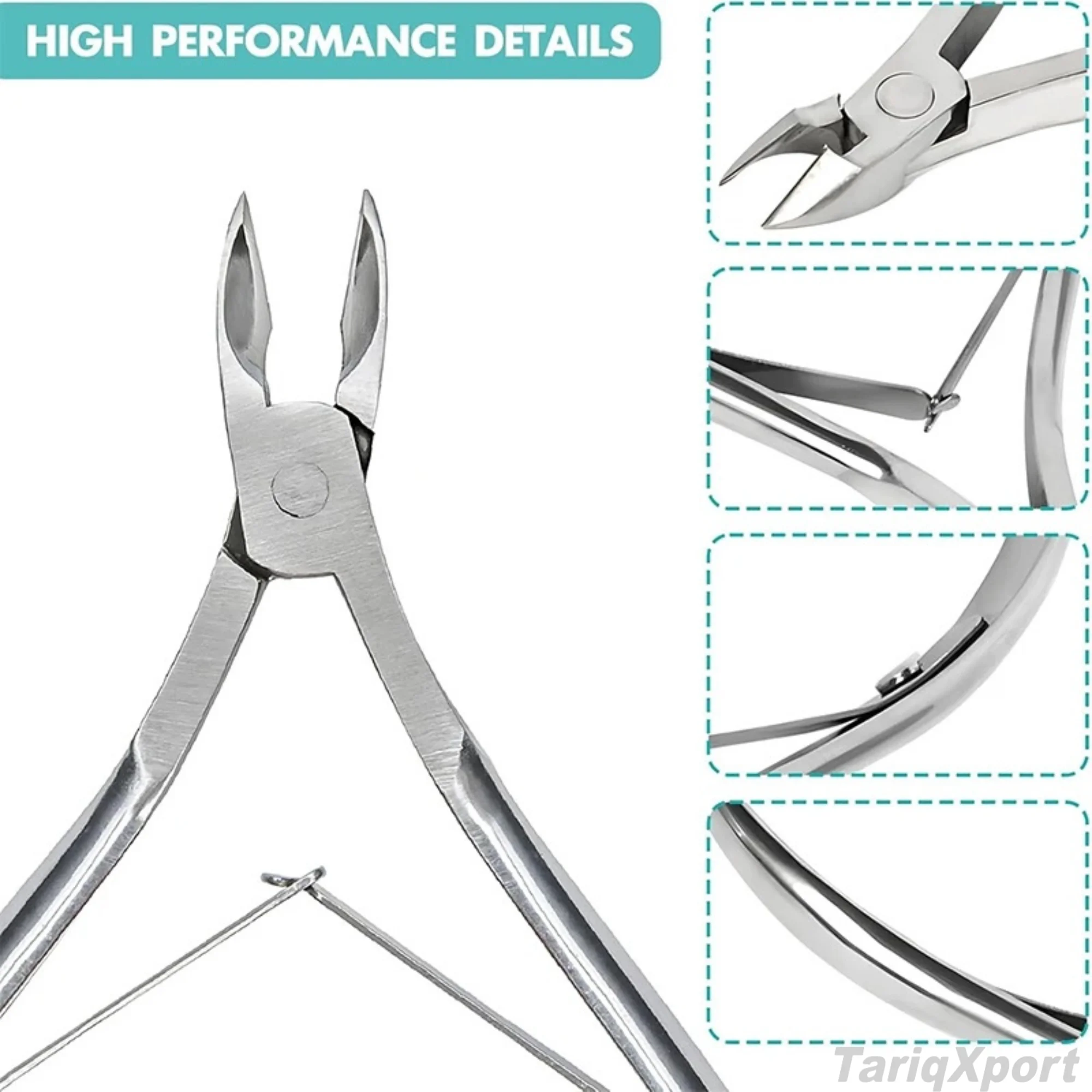 Wholesale Stainless Steel Cuticle Nippers Manicure Scissors Cuticle Clippers Trimmer Dead Skin Remover Custom Logo Toenail Wide - Image 3