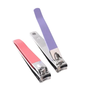 Custom Logo Stainless Steel Curved Nail Cutter Clipper Sharp Blade Wide Jaw Opening Durable Portable Design Finger Toe Nails