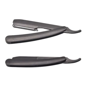 Top Quality Professional Barber Razor Straight Edge Foldable Plastic Straight Disposable Safety Barber Shaving Razors