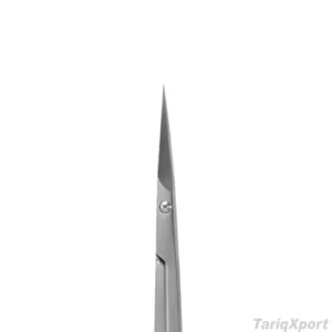 High Quality Ready-Made Stainless Steel Curved Russian-Style Nail Cuticle Scissors Trimmer Right-Handed Foldable Durable