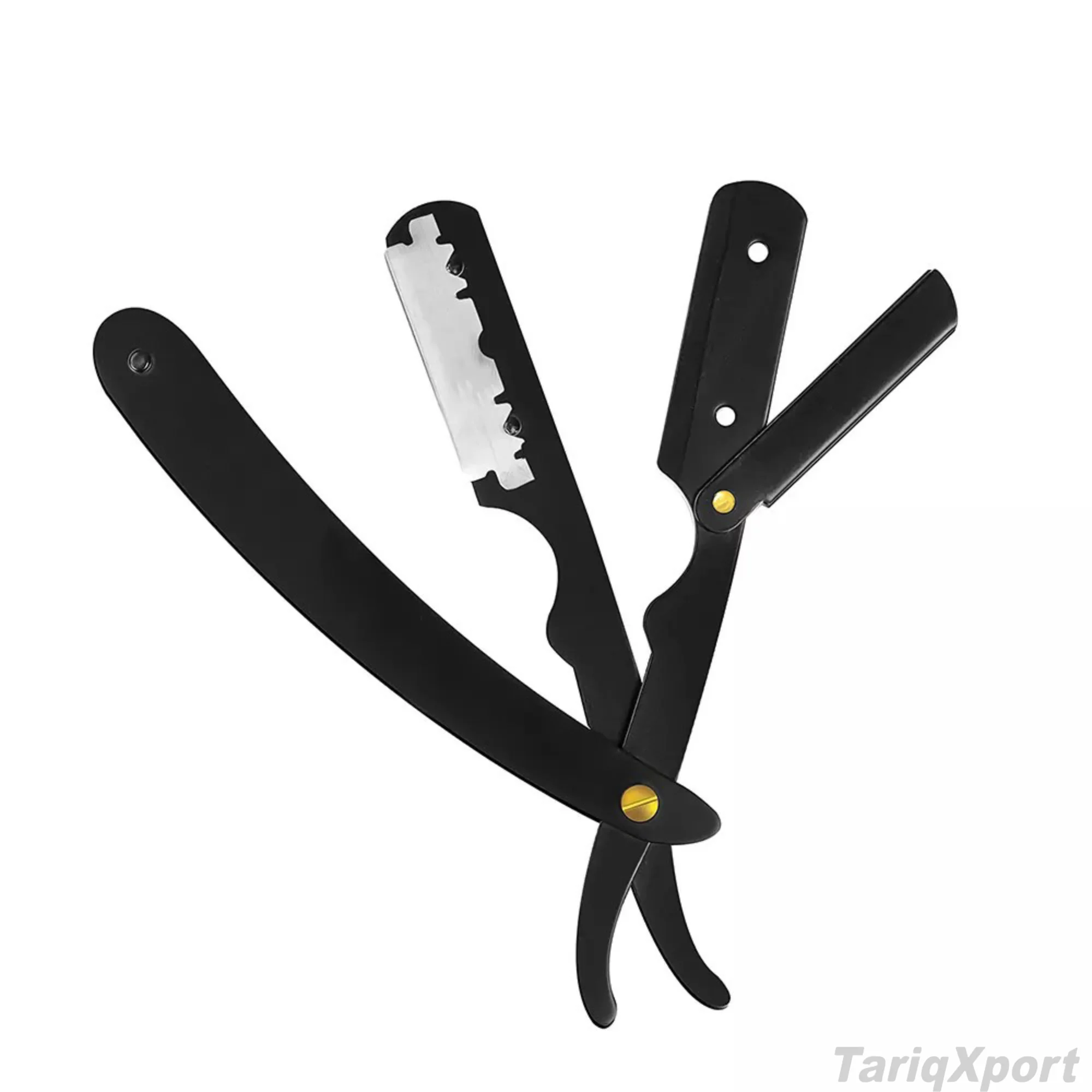 Professional Quality Men's Safety Razor Full Steel Custom Logo Customizable Barber Shaving Face Body Outdoor Stainless Steel - Image 2
