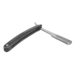 Professional Barber Razor Holder Stainless Steel Wood Handle Single Blade Razor Shaver Men Body Face Outdoor Use