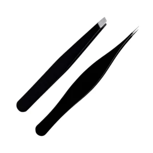 Factory Wholesale Professional Durable Stainless Steel Curved Pointed Eyebrow Tweezers Set Lightweight Eco-Friendly Comfortable