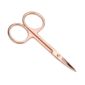 Professional Cuticle Nail Scissors Stainless Steel Curved Sharp Blade Right-Handed Manicure Nail Care Tool for Salon Use