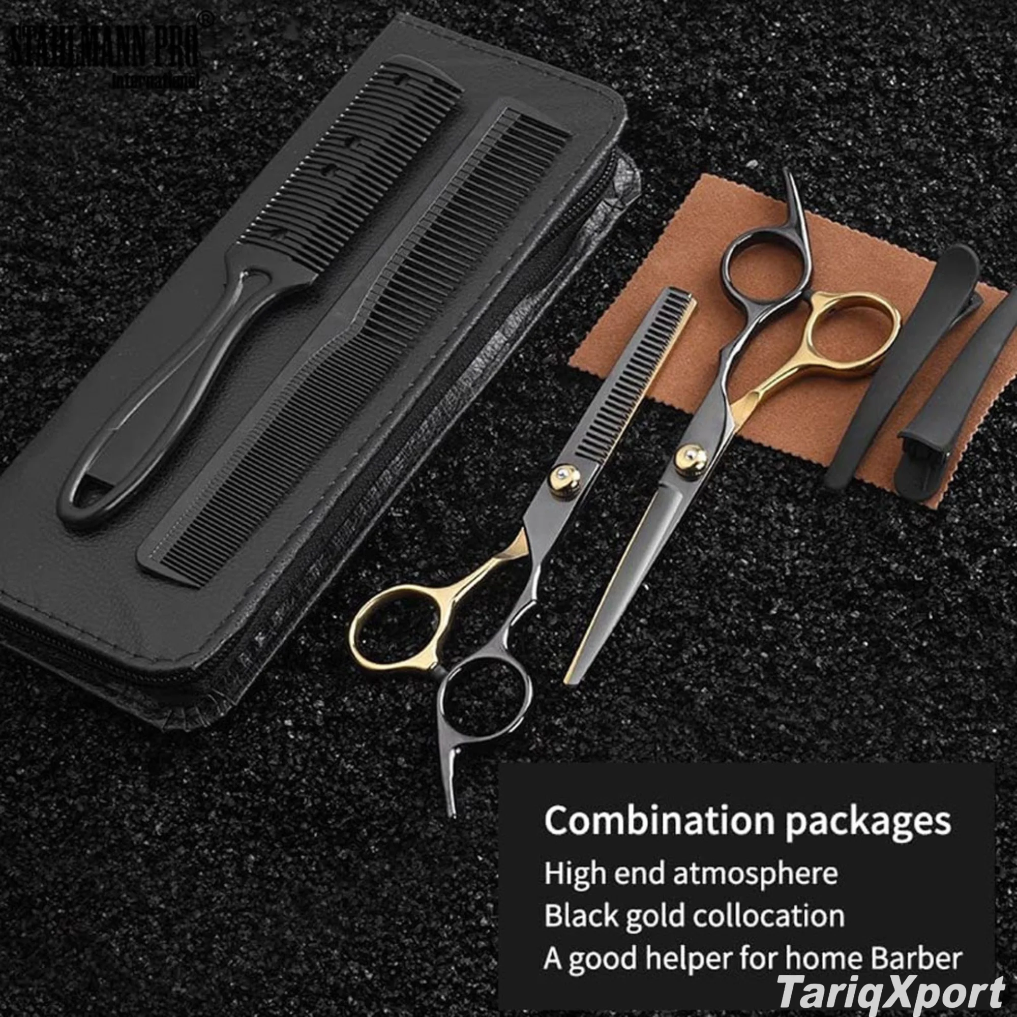 Professional Hairdressing Scissors Stainless Steel Blade Sharp Tip Long Handle Right Handed For Salon Use - Image 6