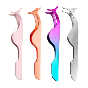 Stainless Steel Eyelash Curler & Applicator Professional False Lash Folder Custom Logo Makeup Tool Wholesale