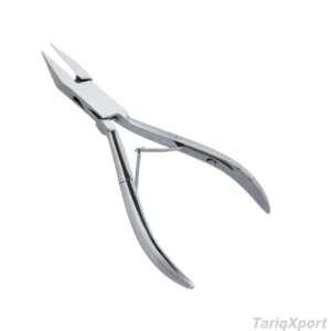 Stainless Steel Wide Jaw Opening Sharp Straight Cuticle Nipper Rose Gold Handle Laser Logo Nail Clipper Toenail Pedicure Tool