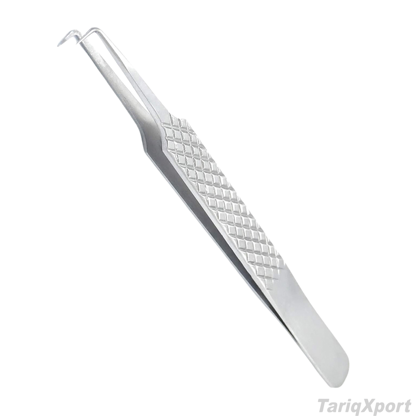 Professional Eyelash Fine Tip Shaped Tweezers Stainless Steel Printed Handle Eyelash Tweezers For Beauty with Costum Logo - Image 2