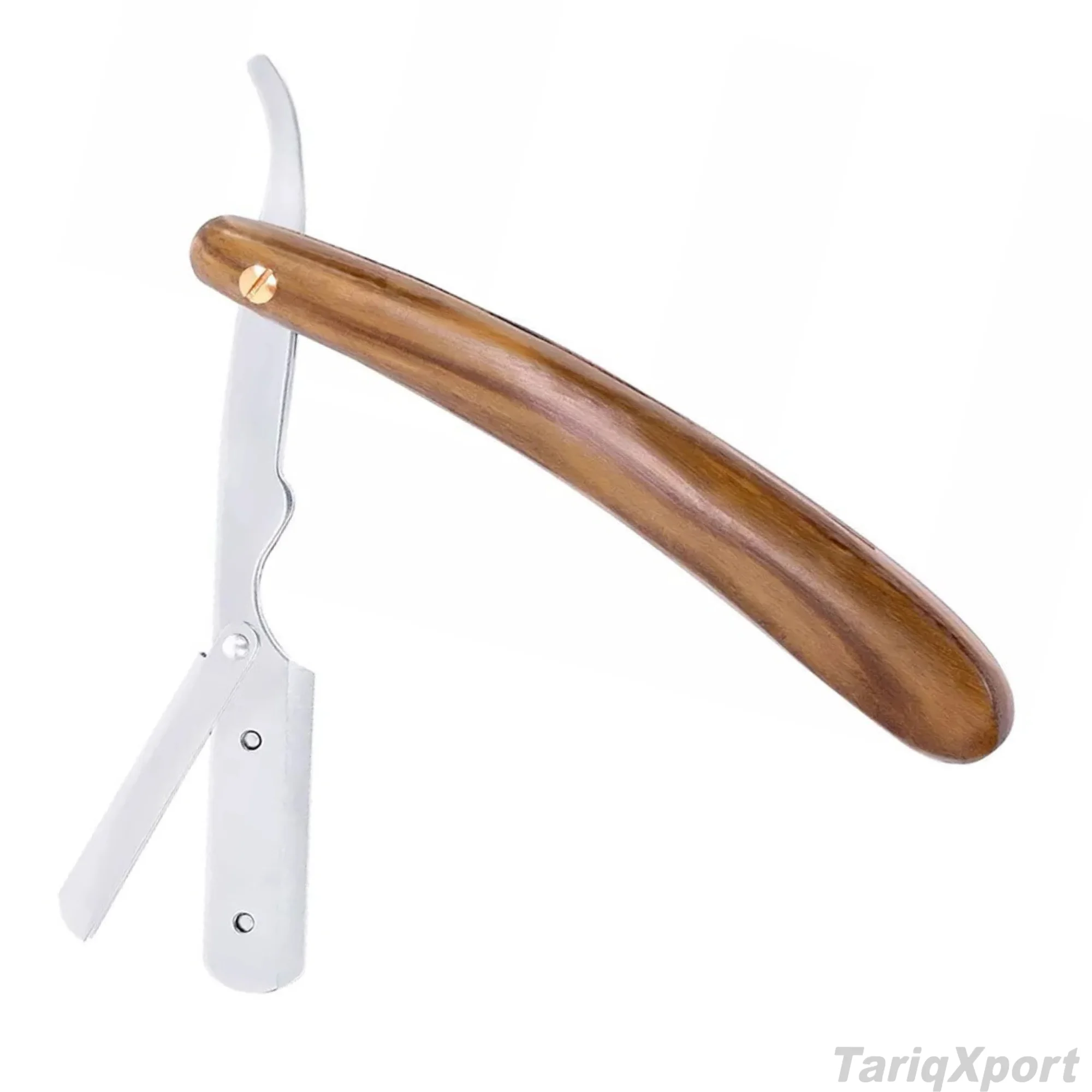 Wholesale Professional Men's Shaving Razor Wood Handle Customized Label Colors Stainless Steel Blade Face Body Single Blade - Image 2