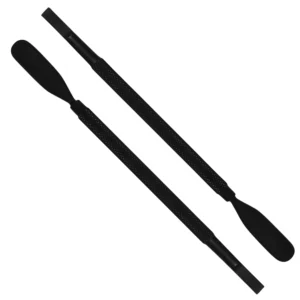 Best Quality Professional Stainless Steel Reusable Custom Logo Double Ended Nail Cuticle Pusher Straight Edge Comfortable Handle
