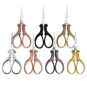 Professional Sewing Scissors Stainless Steel Sharp Straight Blade Precision Craft Tailor Shears for Fabric DIY Cutting