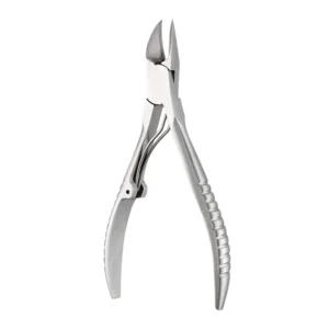 Stainless Steel Nail Cutter Ingrown Toenail Nipper Sharp Blade Toe Nail Clipper Lap Joint Wire Spring Professional Pedicure Tool