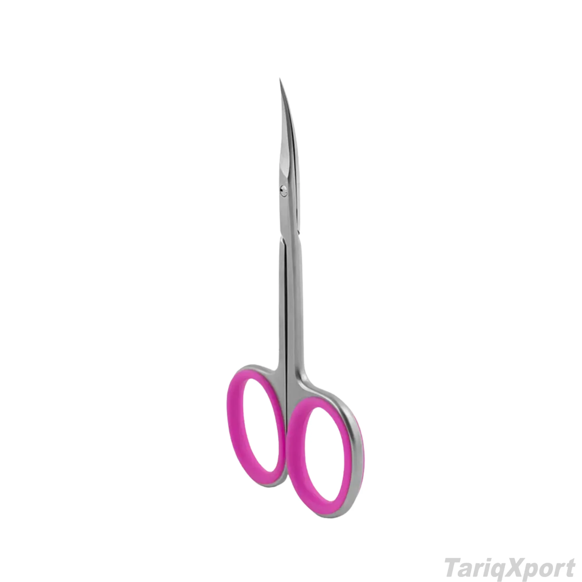 Acrylic Nails Thin Extra Sharp Curved Stainless Steel Blades Manicure Russian Cuticle Scissors with Rubber Ring - Image 6