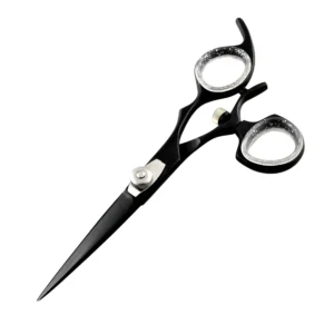 Handmade Professional Stainless Steel Barber Scissors Razor Edge Hairdressing Shears Right-Handed Foldable Lightweight Movable