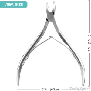 Wholesale Stainless Steel Cuticle Nippers Manicure Scissors Cuticle Clippers Trimmer Dead Skin Remover Custom Logo Toenail Wide
