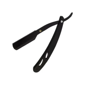 Foldable Professional Men’s Shaving Razor Wood Handle Stainless Steel Blades Custom Logo Barber Shop Body Facial Shaping Tools
