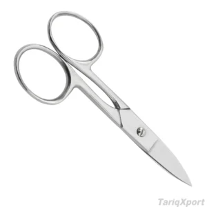 Left-Handed Beauty Toe Eyebrow Scissors Straight Blade Stainless Steel Sharp Tip High Quality Beauty Scissors