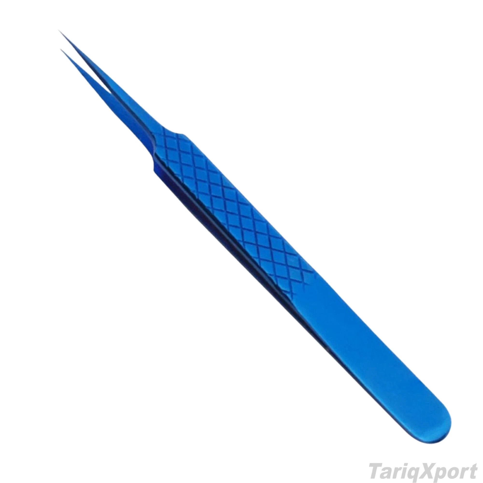 100% High Quality Premium Stainless Steel Professional Eyelash Tweezers Precision Pointed Tip Hand Anti-Slip Eyebrow Salon Use - Image 2