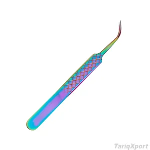 Factory Custom Logo Design Professional High Quality Stainless Steel Smooth Tip Precision Eyelash Extension Tweezers