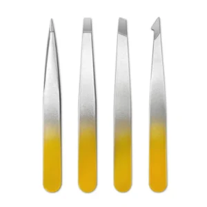 Premium Professional Salon High Quality Modern Pointed Tip Stainless Steel Custom Logo Eco-Friendly Lightweight Eyebrow Tweezers