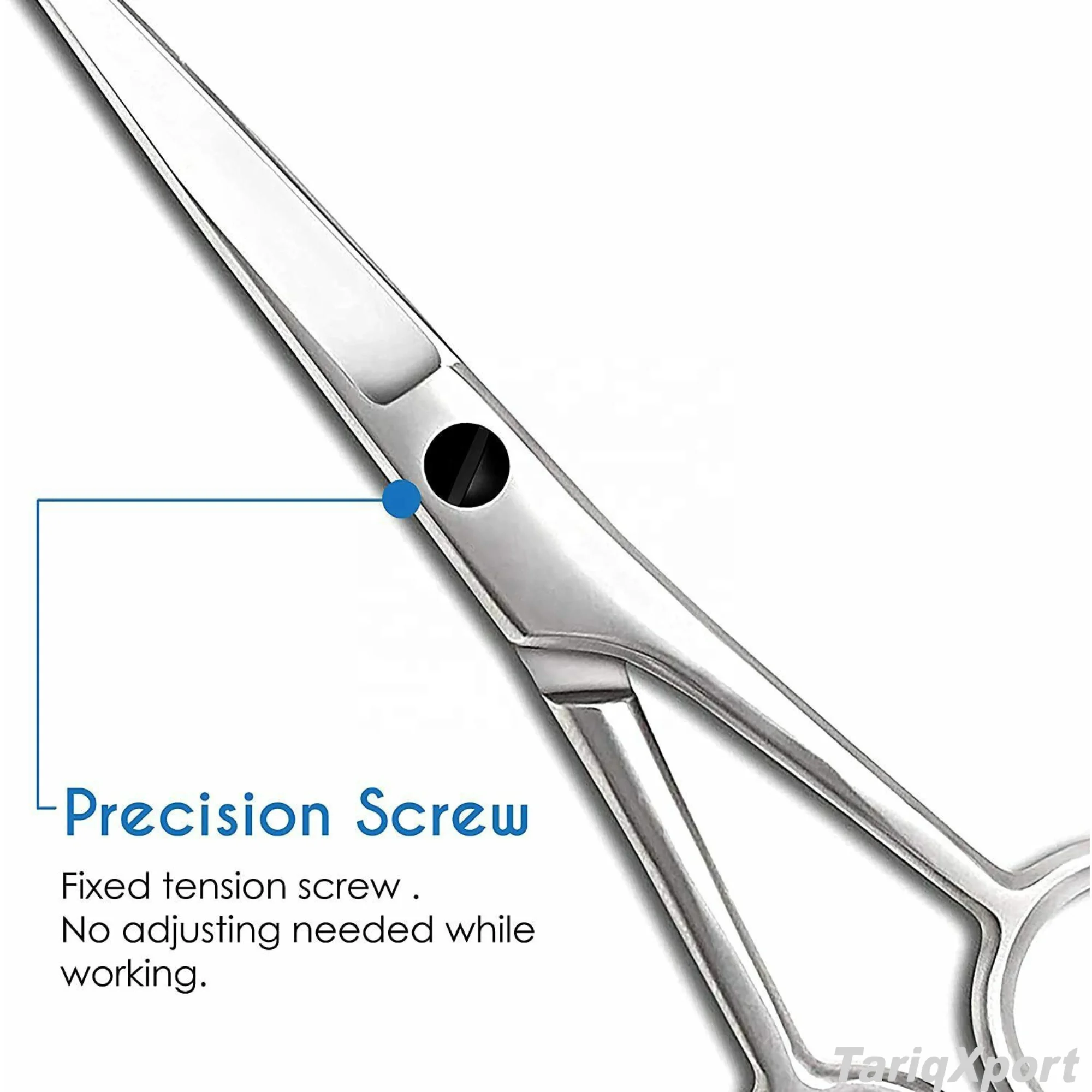 Professional Grade Stainless Steel 4Cr13 Foldable Lightweight Hairdressing Barber Scissors Razor Sharp Customized Logo - Image 4