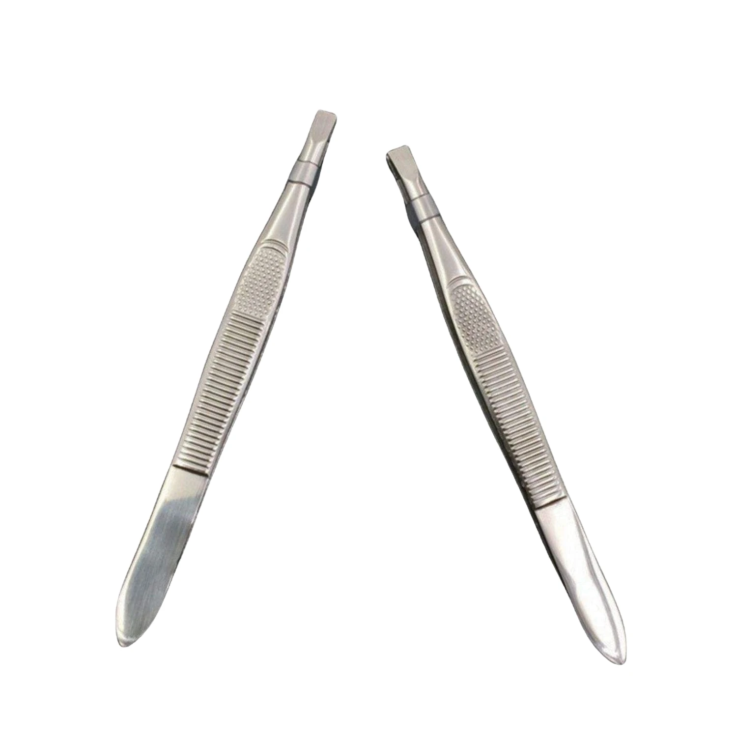 Professional High Quality Stainless Steel Curved Eyebrow Tweezers Pointed Tip Custom Private Logo Made Pakistan Beauty Use