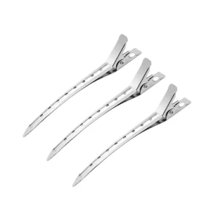 Multifunctional Multicolor Plastic Duck Bill & Alligator Hair Clips DIY Silver Salon Hair Dressing TARIQXPORT TX-A-103