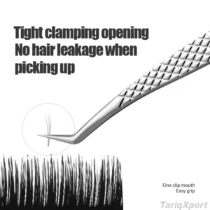 High-precision Stainless Steel Eyelash Extension Tweezers Specially Designed for Eyelash Beauticians to Separate the Hair