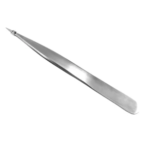 Professional Curved Fine Pointed Stainless Steel Eyebrow Tweezers Eco-Friendly Lightweight High Quality Custom Logo for Ingrown
