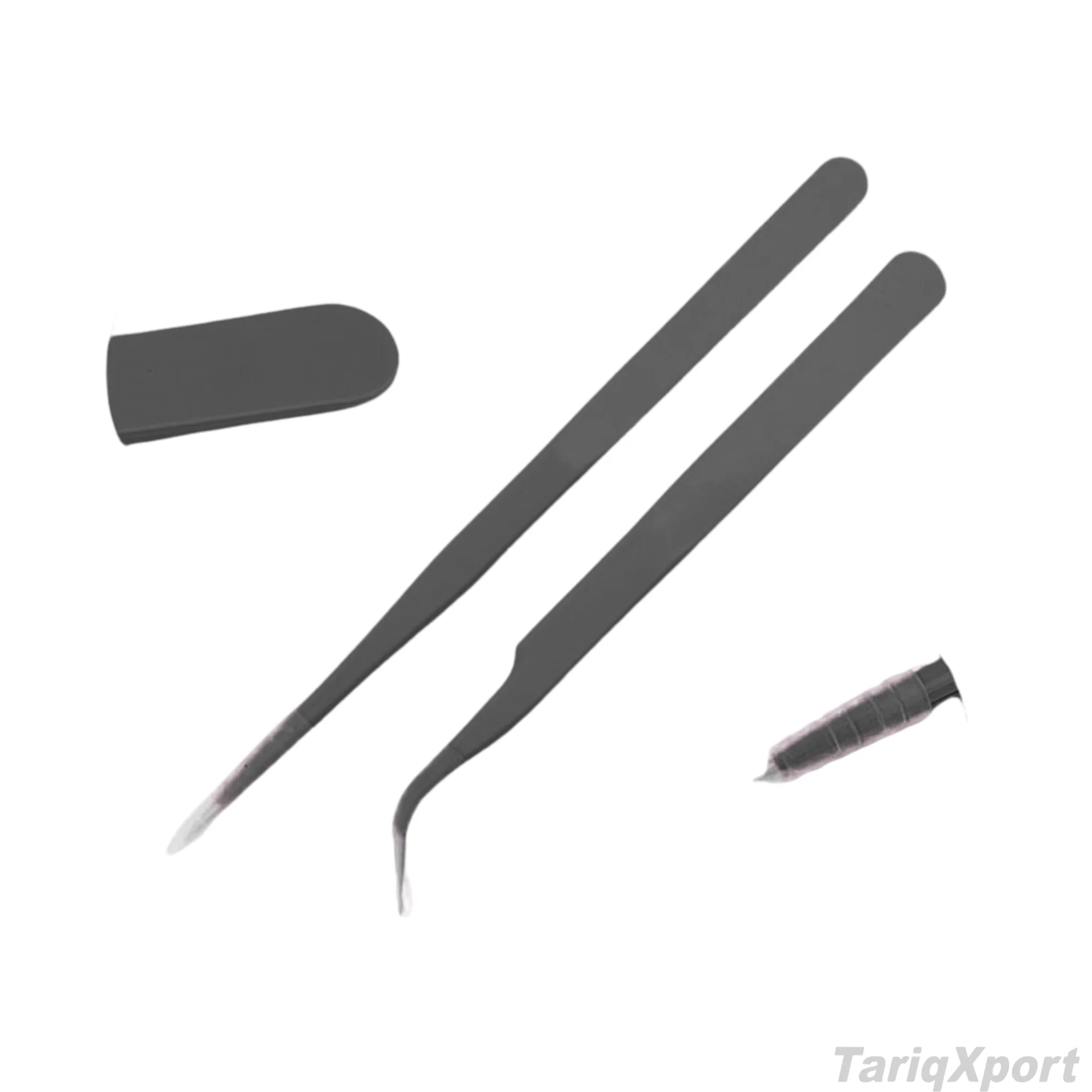 Costum Professional Stainless Steel Eyelash Tweezers with Smooth Tip Precision Beauty Tools for Salon Use - Image 2