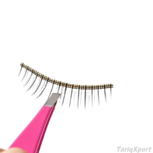 TARIQXPORT Professional Customized Curved Double Ended Eyebrow Tweezer Stainless Steel Pointed Lightweight Luxury Precision