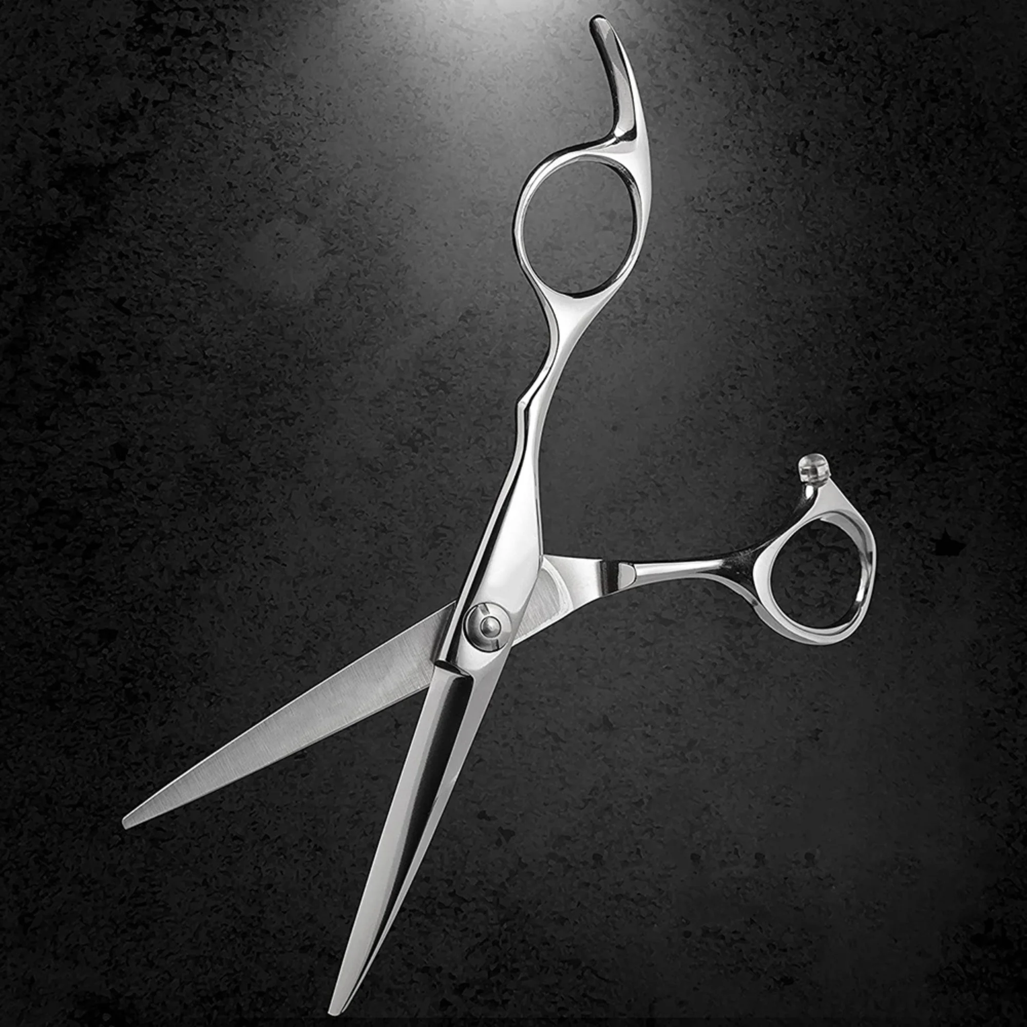 Professional Stainless Steel Barber Hair Scissors 6 Inch Sharp Right-Handed Long Handle Hair Cutting Shears for Salon - Image 3