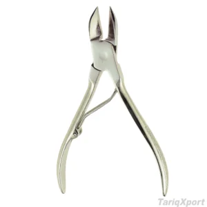Nail Clipper Stainless Steel 15mm Jaw Flat Blade Sharp Tip Durable Toenail & Finger Use Adult Simple Wide Jaw Opening