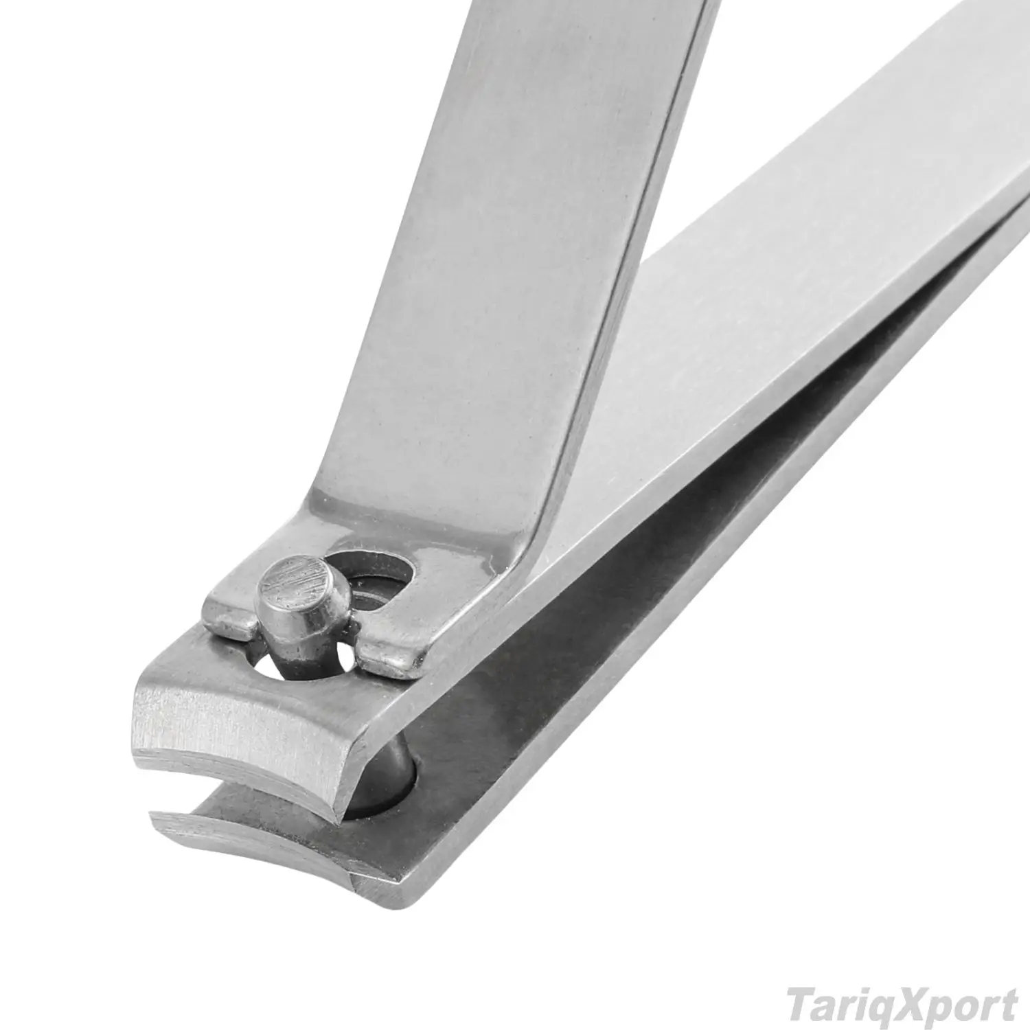 Simple Stainless Steel Nail Clippers Sharp Curved/Straight Portable Wide Jaw Opening Different Color Handles Nail Cutter - Image 3