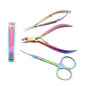 Stainless Steel Smooth Trimming Nail Clipper Portable Flat Beauty Scissor Sharp Fingernails Toenails Thick Nails Straight Feet