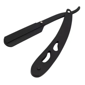 Professional Quality Stainless Steel Straight Razor Steel Handle Adjustable Screw Single Blade Barber Face Unisex Body Shaving