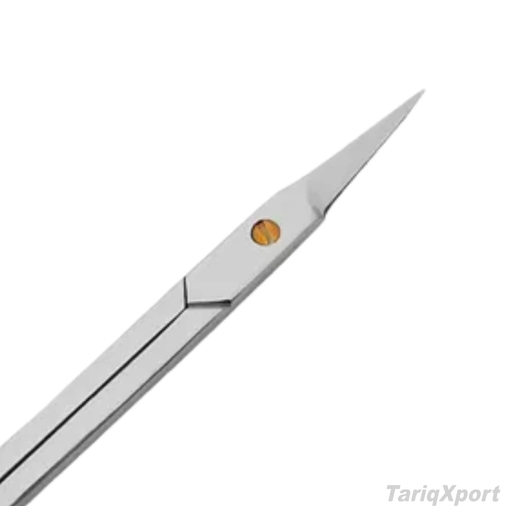 Wholesale Stainless Steel Eyebrow Scissors Sharp BladeHigh Quality Scissor Tools Round Nose Hair Trimmer Costum Logo - Image 5