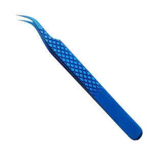 100% High Quality Premium Stainless Steel Professional Eyelash Tweezers Precision Pointed Tip Hand Anti-Slip Eyebrow Salon Use