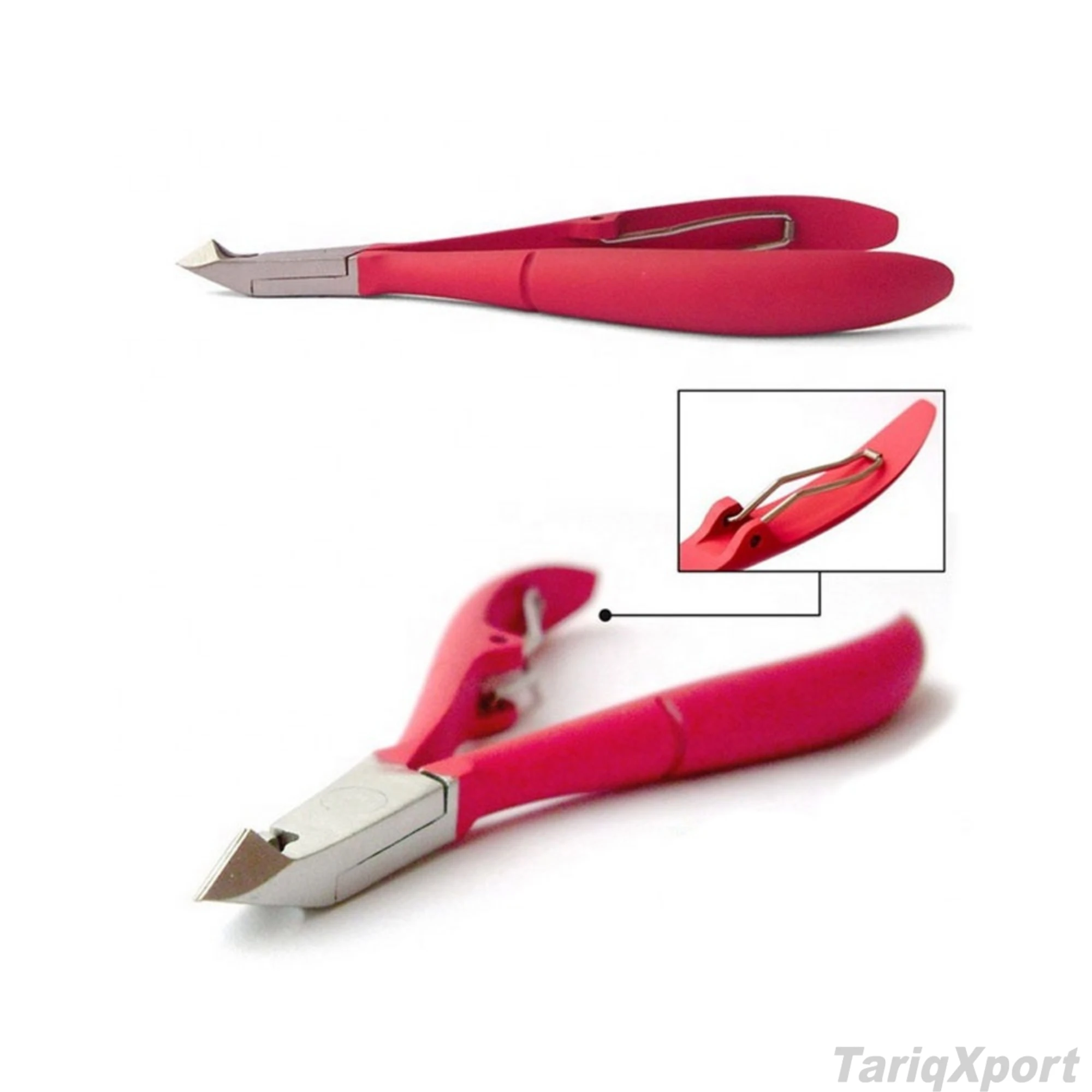 Professional Stainless Steel Nail Nipper Dual Spring Curved Sharp Wide Jaw Opening Cuticle Trimmer for Salon Finger Feet Use - Image 3