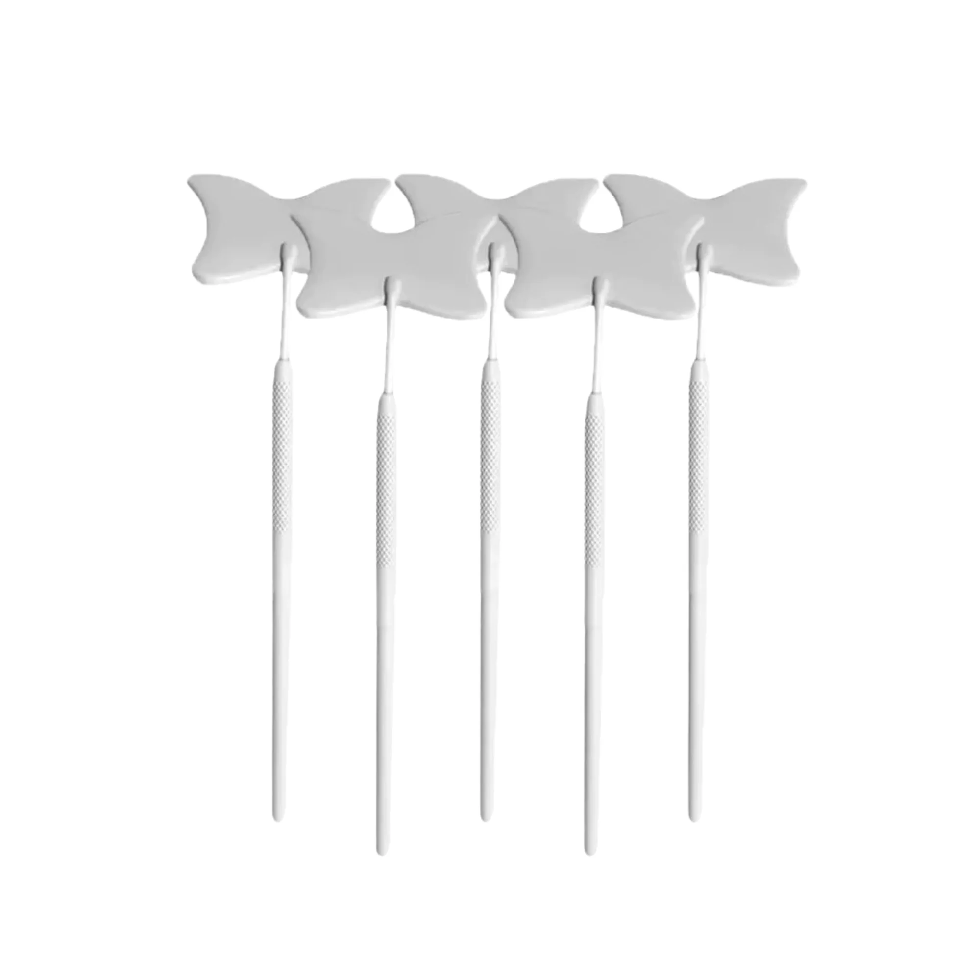 High Quality Professional Stainless Steel 3X Lighted Handheld Eyelash Extensions Mirror Beautiful Butterfly Handle Custom Logo