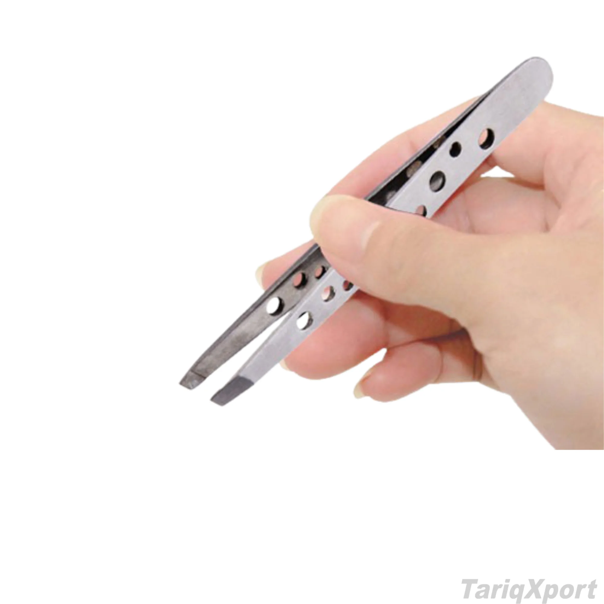 Wholesale Multifunctional Stainless Steel Eyebrow Comb Tweezers Low Price Extension Picker with Slanted Tip for Beauty Use - Image 4