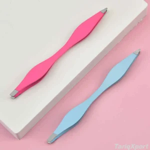 Factory Price Customized Stainless Steel Double Sided Pointed Tweezer Professional Eyebrow Plucking Tool Luxury Tweezers